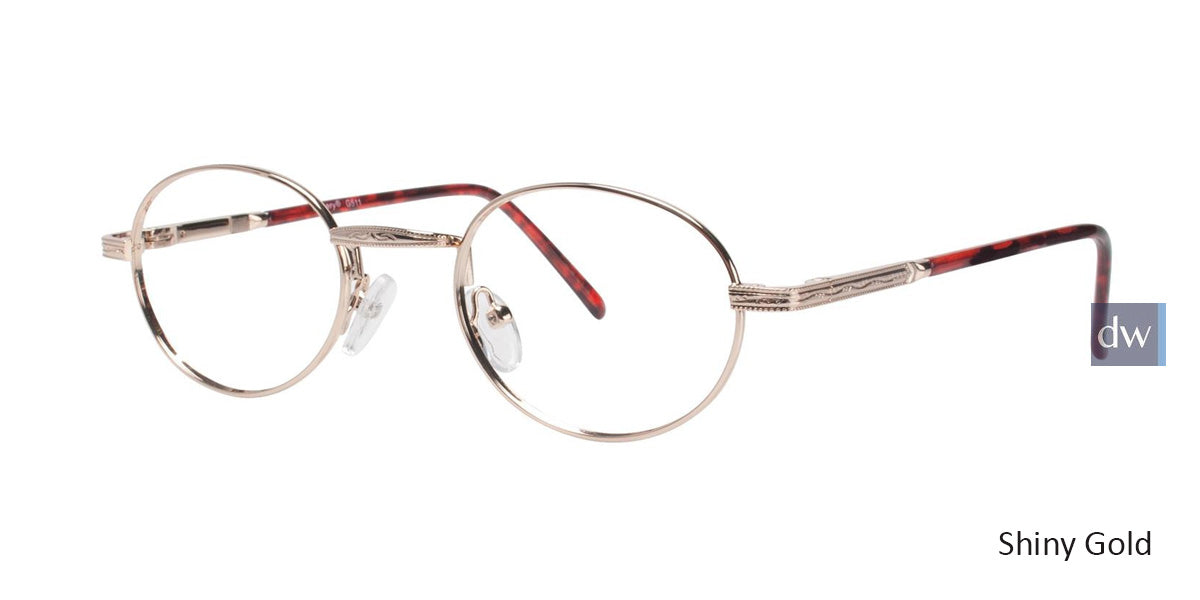 Shiny Gold Gallery G511 Eyeglasses