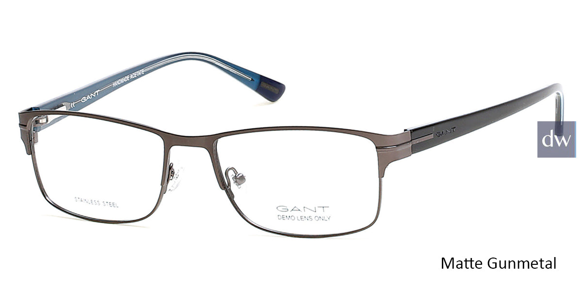 Matte Gunmetal Gant GA3084 Eyeglasses.