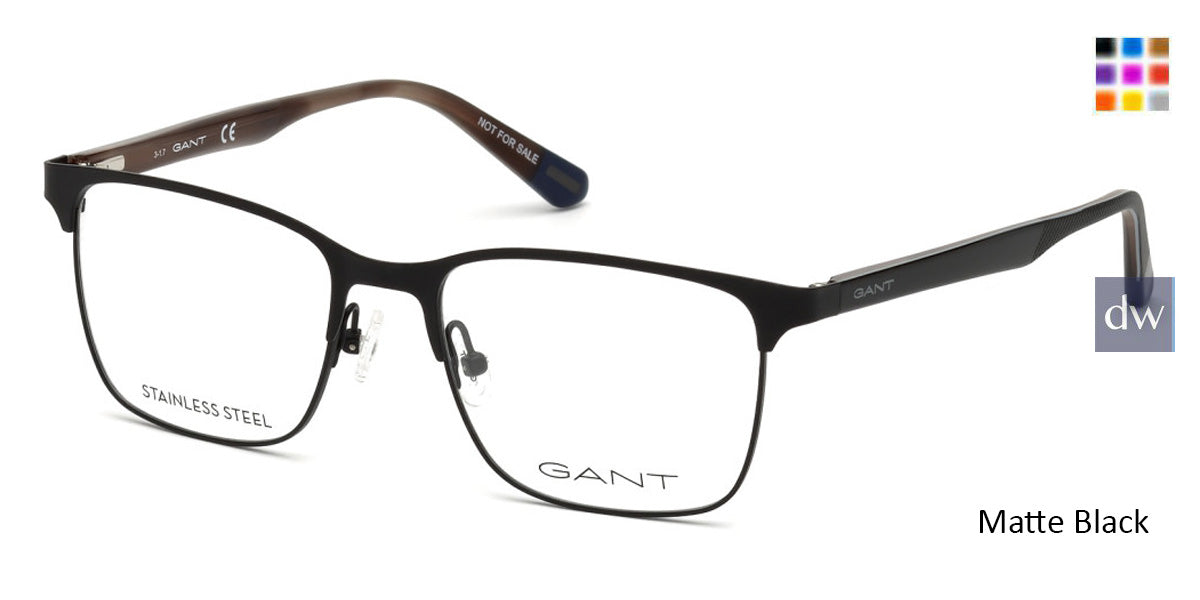 Matte Black Gant GA3159 Eyeglasses.