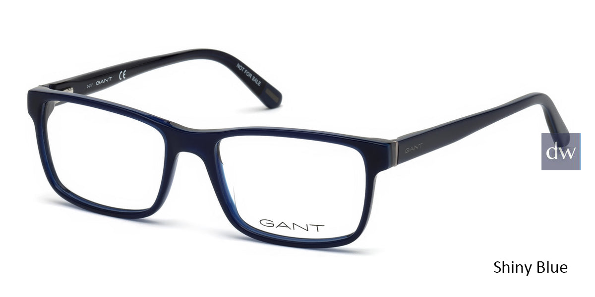 Shiny Blue Gant GA3177 Eyeglasses.