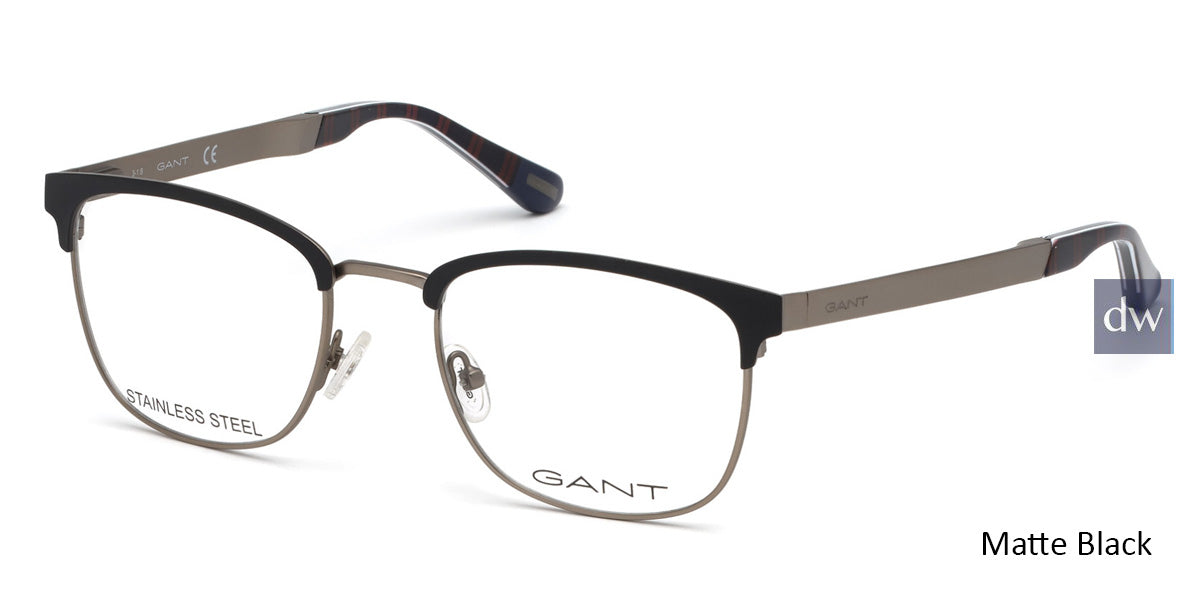 Matte Black Gant GA3181 Eyeglasses.