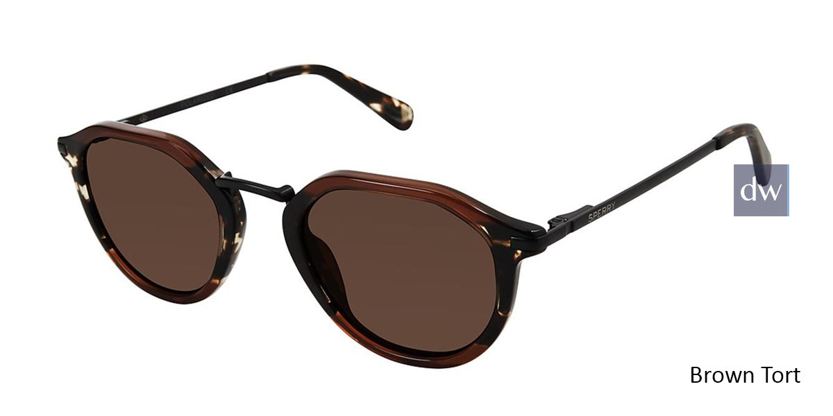 Brown Tort Sperry GALWAY Polarized Sunglasses - Teenager.
