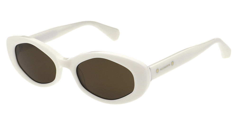 Gloss Creme (image 2):
AllSaints CAROLYN Modified Oval Sunglasses in Gloss Creme — women's full-rim acetate frame
