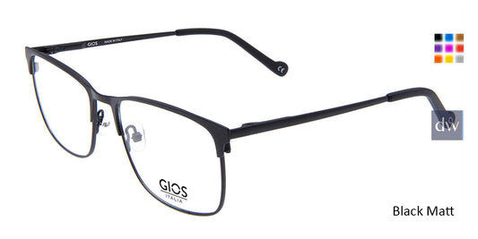 Black Matt Gios Italia GLP100080 Eyeglasses.