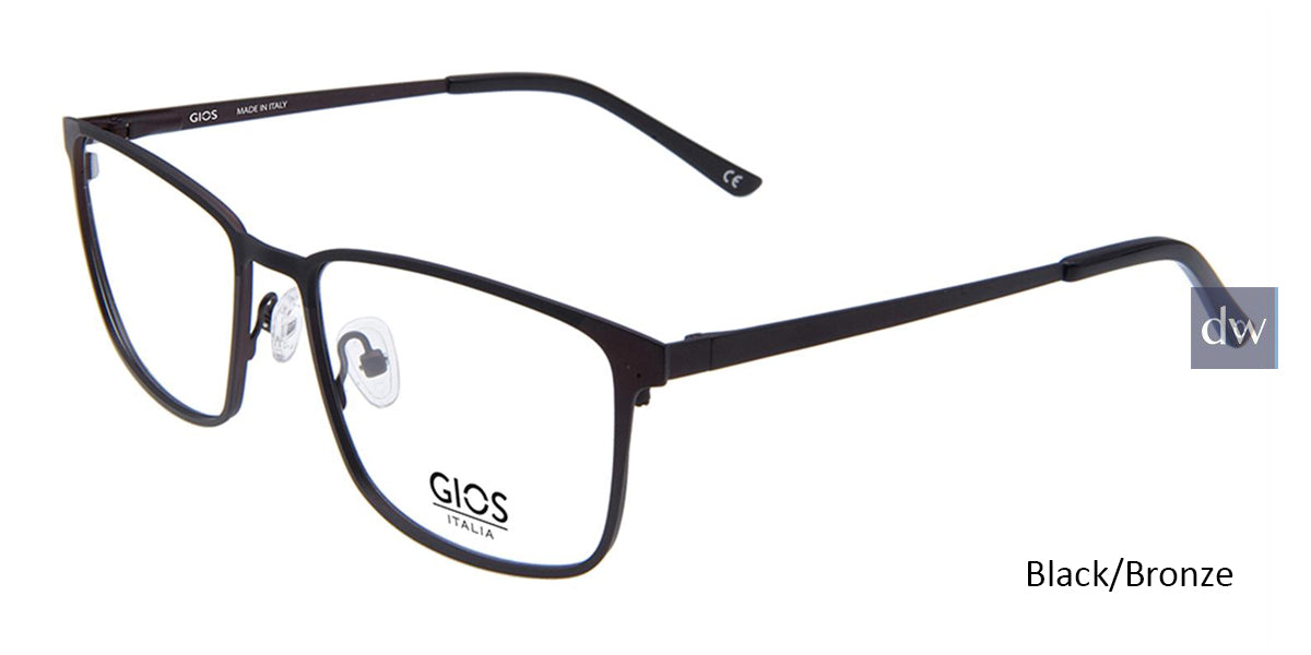 Black/Bronze Gios Italia GLP100086 Eyeglasses.