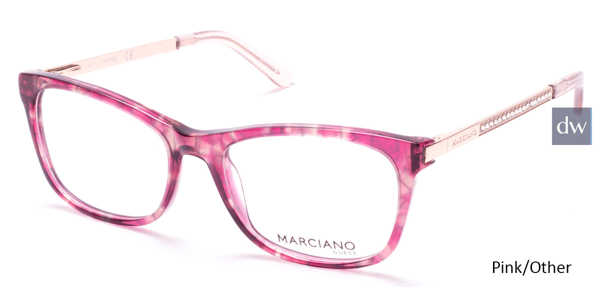 Pink/Other MARCIANO GM0324 Eyeglasses.