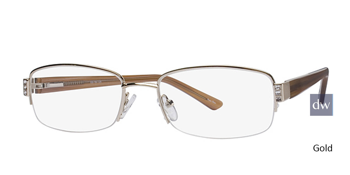 Gold Elan 9404 Eyeglasses.