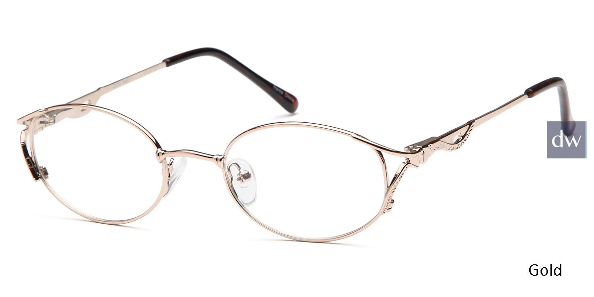 Gold Capri Peachtree Lilac Eyeglasses