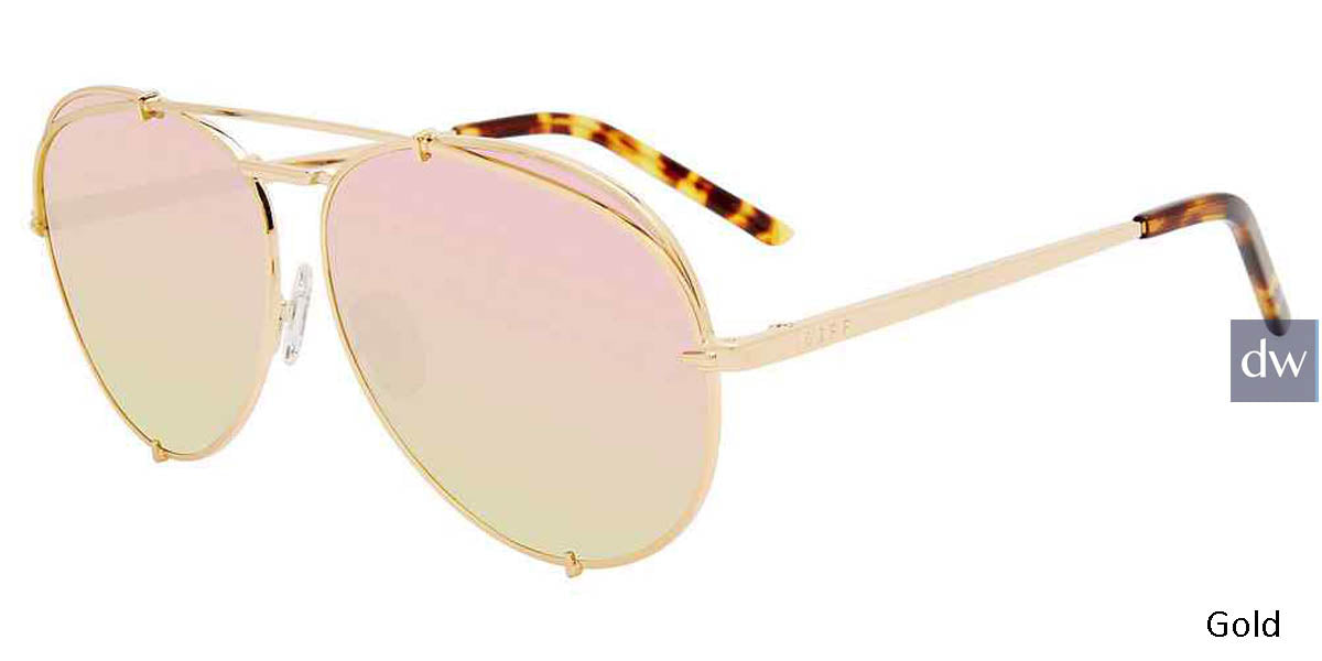 Gold Diff Koko Sunglasses