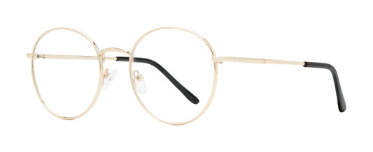 Gold Affordable Design Woodstock Eyeglasses