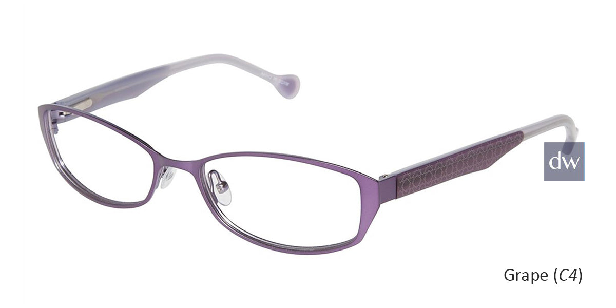 Grape (C4) Lisa Loeb Take Me Back Eyeglasses.