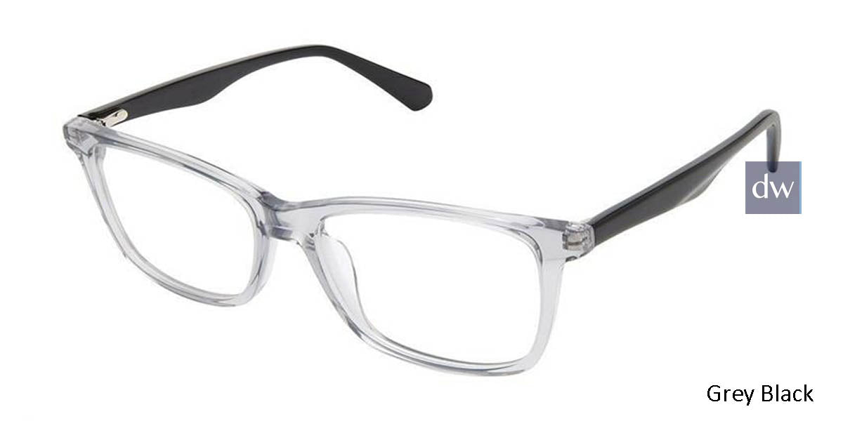 Grey Black Superflex SF-598 Eyeglasses