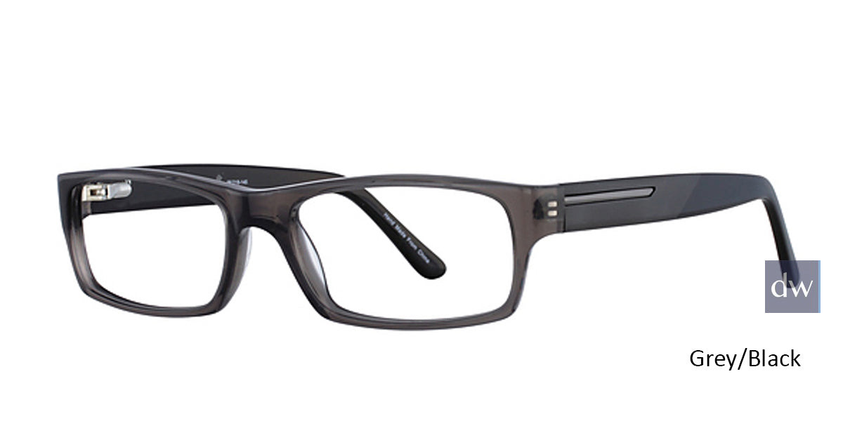 Grey/Black Elan 3707 Eyeglasses.