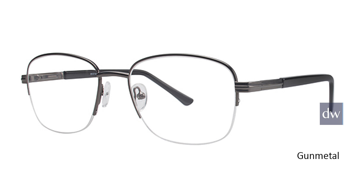 Gunmetal Elan Norm Eyeglasses.
