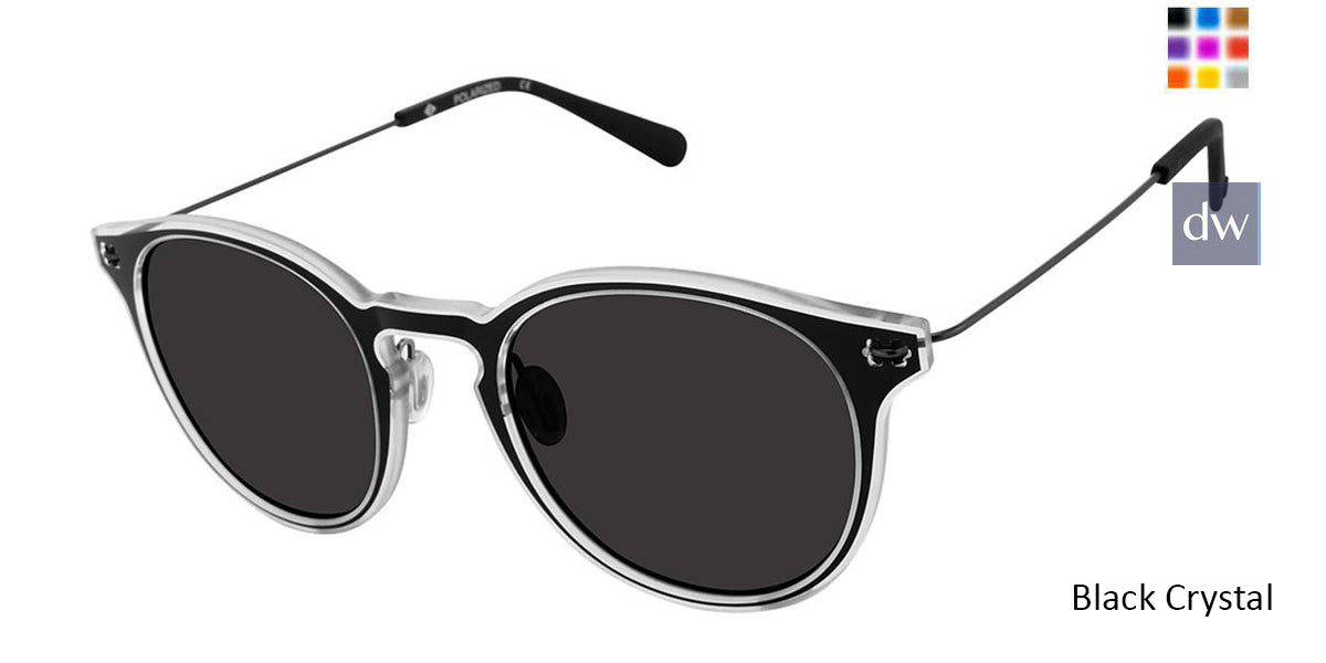 Black Crystal Sperry HAVEN Polarized Sunglasses.