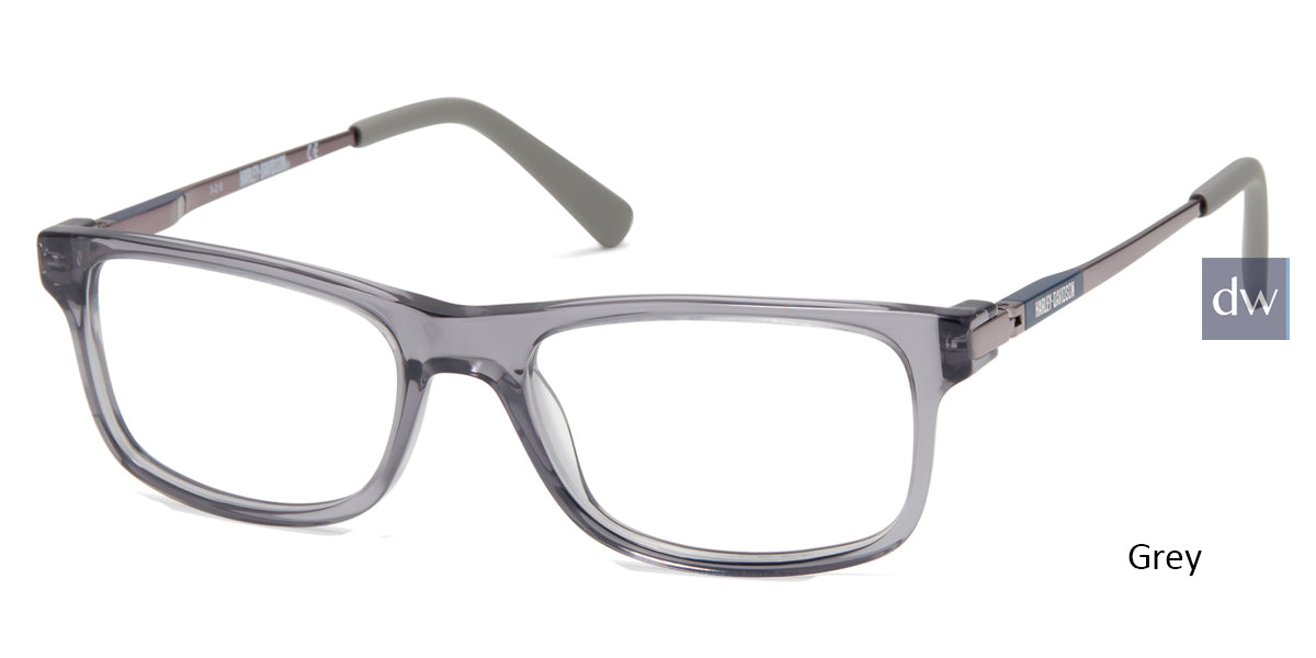 Shiny Grey  Shiny Light Bronze HARLEY DAVIDSON HD0143T Eyeglasses.