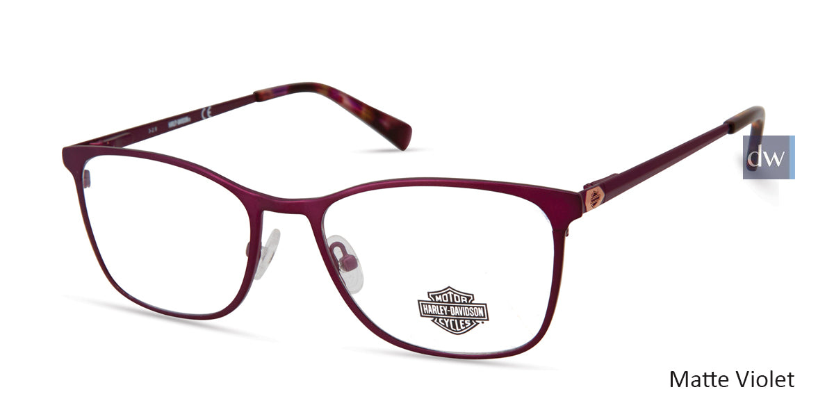 Matte Violet HARLEY-DAVIDSON HD0552 Eyeglasses.