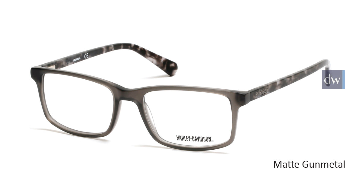 Matte Gunmetal HARLEY-DAVIDSON HD0756 Eyeglasses.