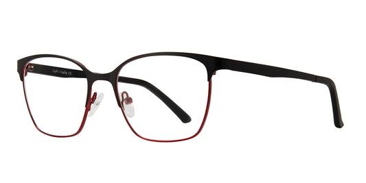 Black Cherry Eight To Eighty Hazel Eyeglasses.