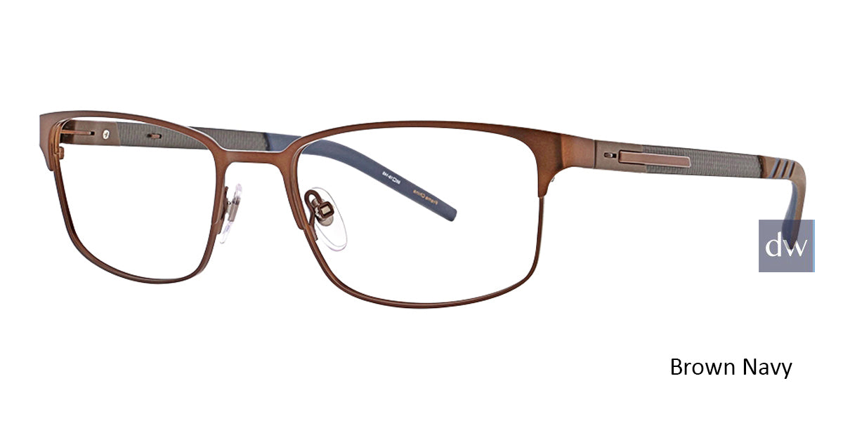 Brown Navy Ducks Unlimited Interloper Eyeglasses.