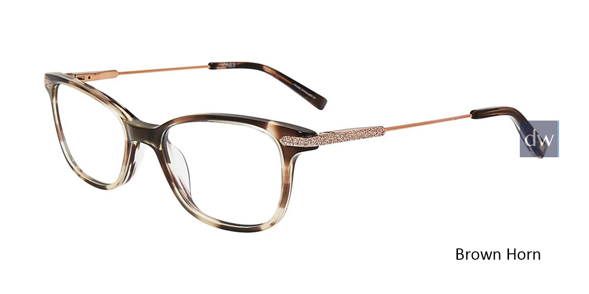 Borwn Horn Jones New York Petite J242 Eyeglasses - Teenager.