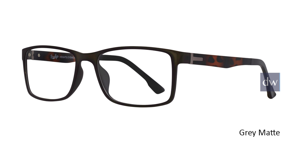 Grey Matte Brooklyn Jacob Eyeglasses.