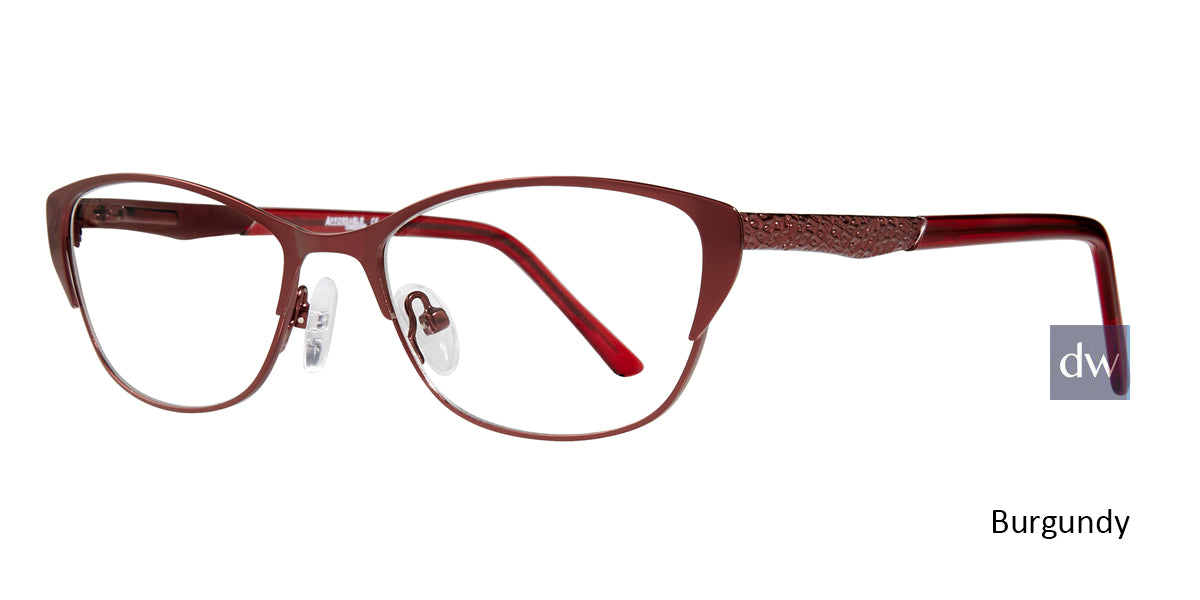 Burgundy Affordable Designs Jenelle Eyeglasses