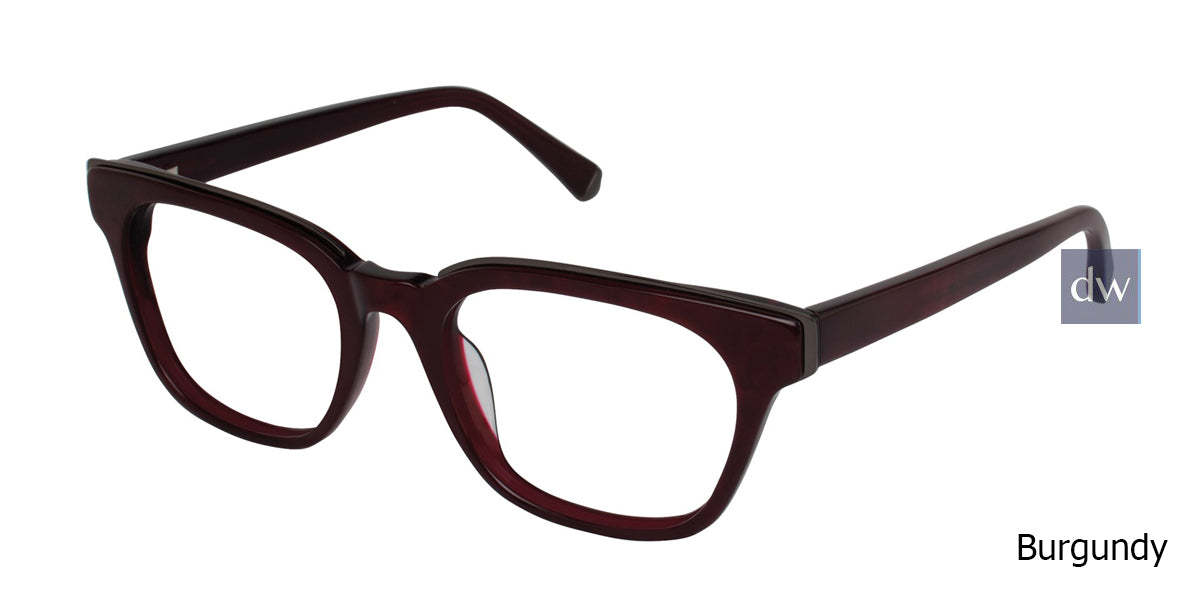 Burgundy Kate Young For Tura K109 Eyeglasses.