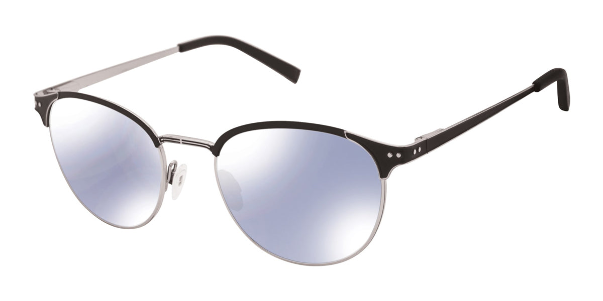 Silver/Black Kate Yong For Tura K701 Sunglasses.
