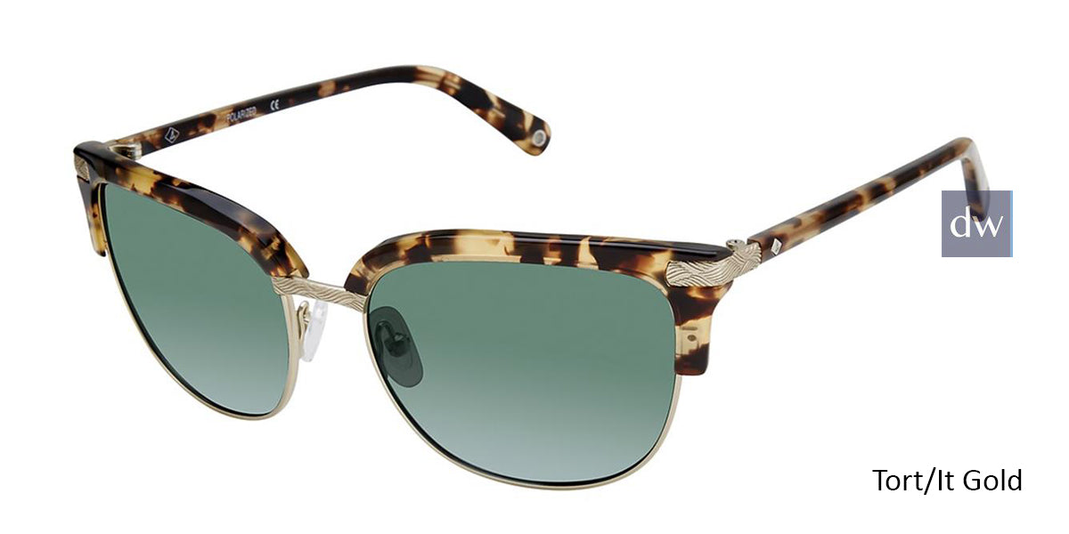 Tort/It Gold Sperry KATHERINE Polarized Sunglasses.