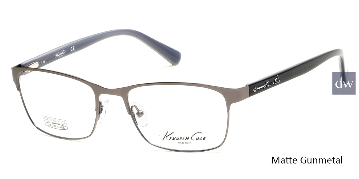 Matte Gunmetal Kenneth Cole New York KC0248 Eyeglasses.