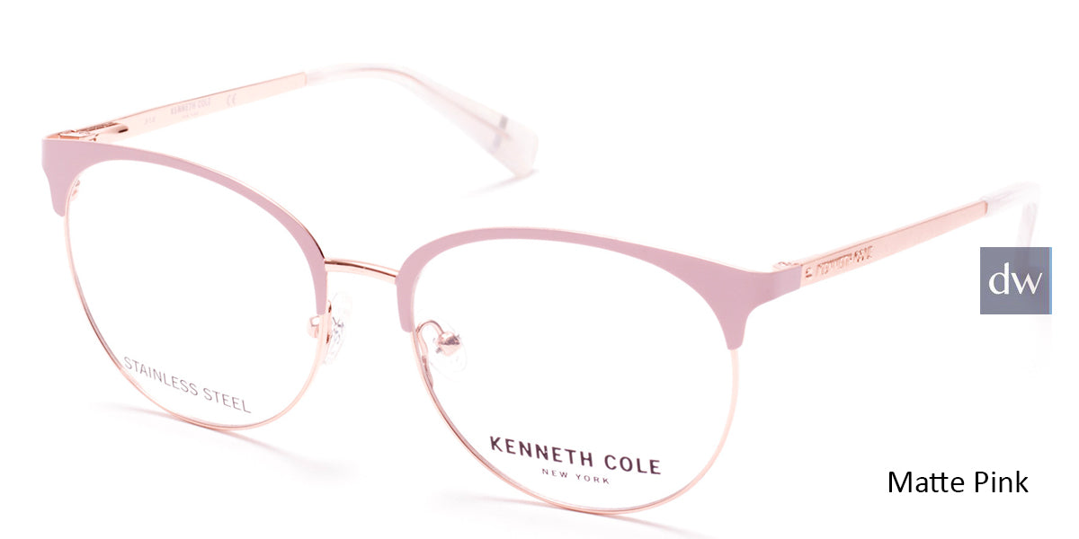 Matte Pink Kenneth Cole New York KC0289 Eyeglasses.