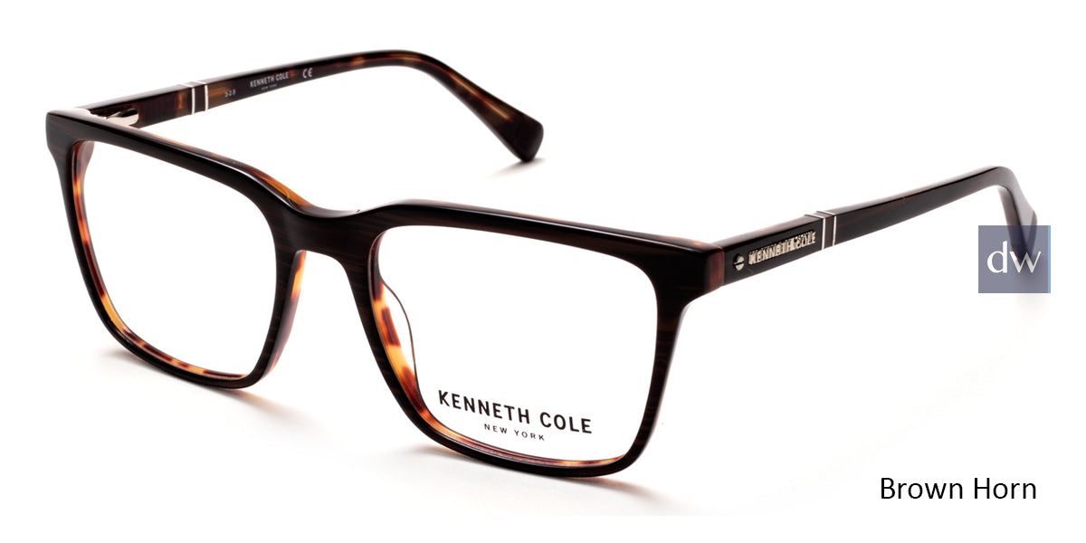 Brown Horn Kenneth Cole New York KC0290 Eyeglasses.