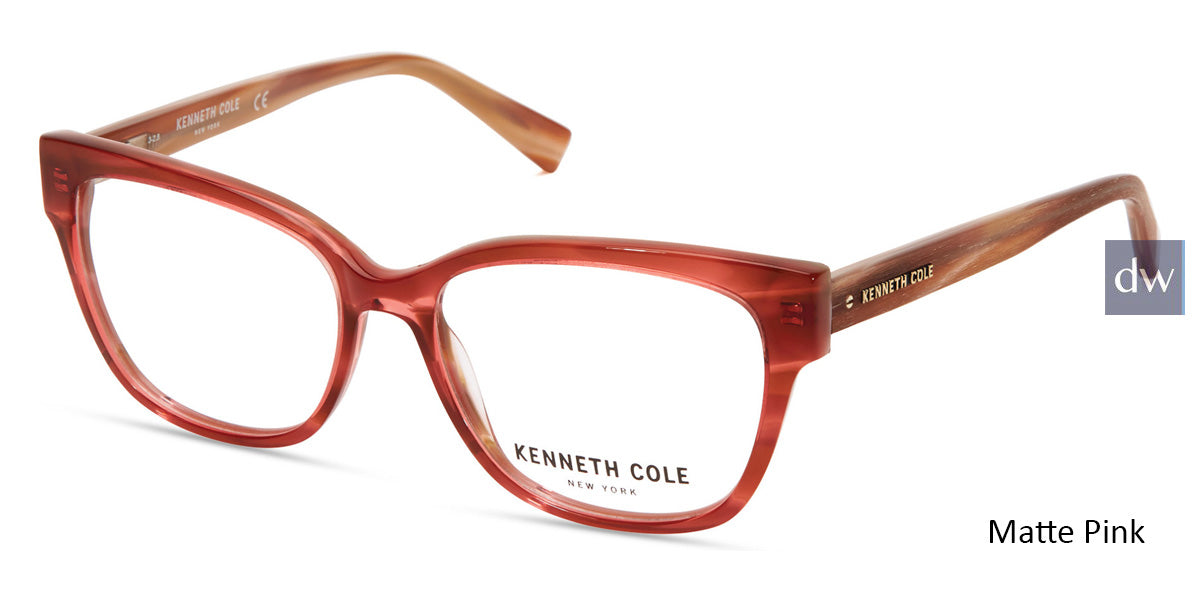 Matte Pink Kenneth Cole New York KC0296 Eyeglasses.