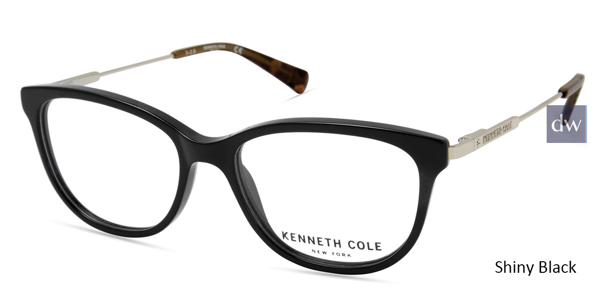Shiny Black Kenneth Cole New York KC0298 Eyeglasses.