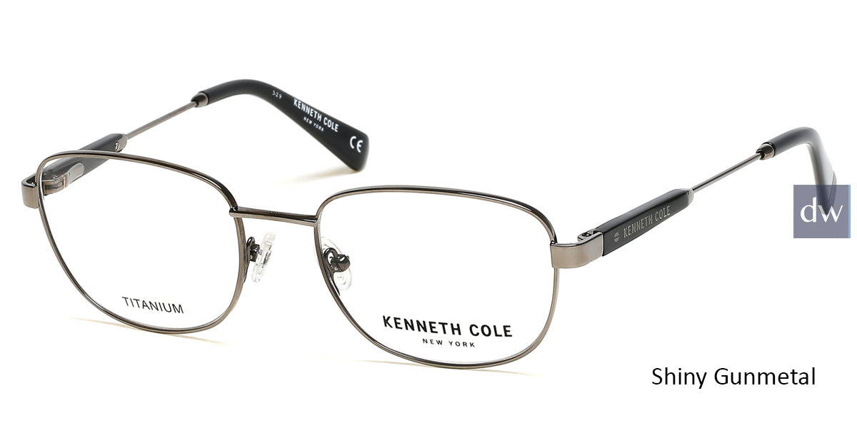 Shiny Gunmetal Kenneth Cole New York KC0299 Eyeglasses.