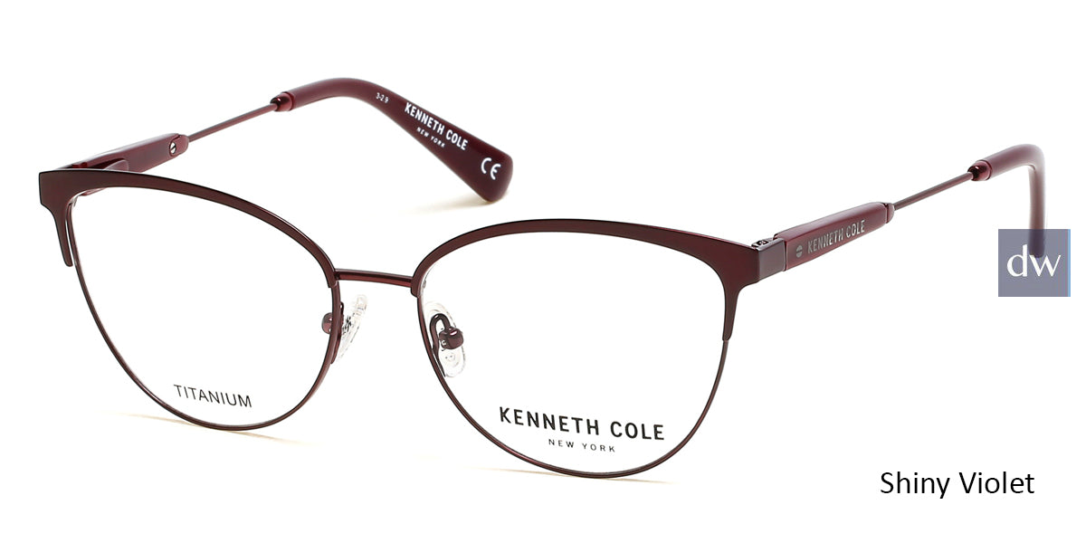 Shiny Violet Kenneth Cole New York KC0301 Eyeglasses.
