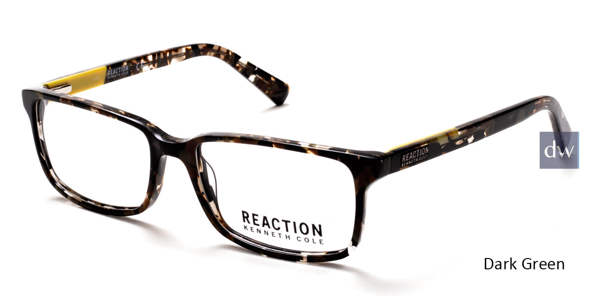 Dark Green Kenneth Cole Reaction KC0807 Eyeglasses.