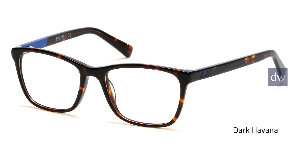 Dark Havana Kenneth Cole Reaction KC0810 Eyeglasses.