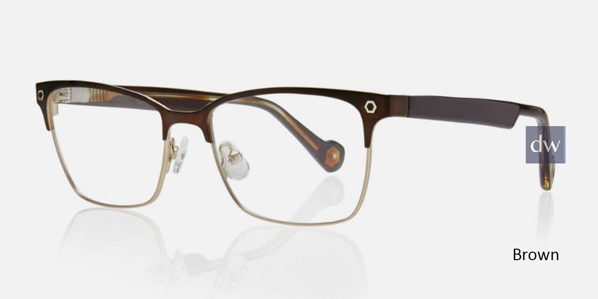 Brown Kingsley KENNEDY KR006 Eyeglasses.