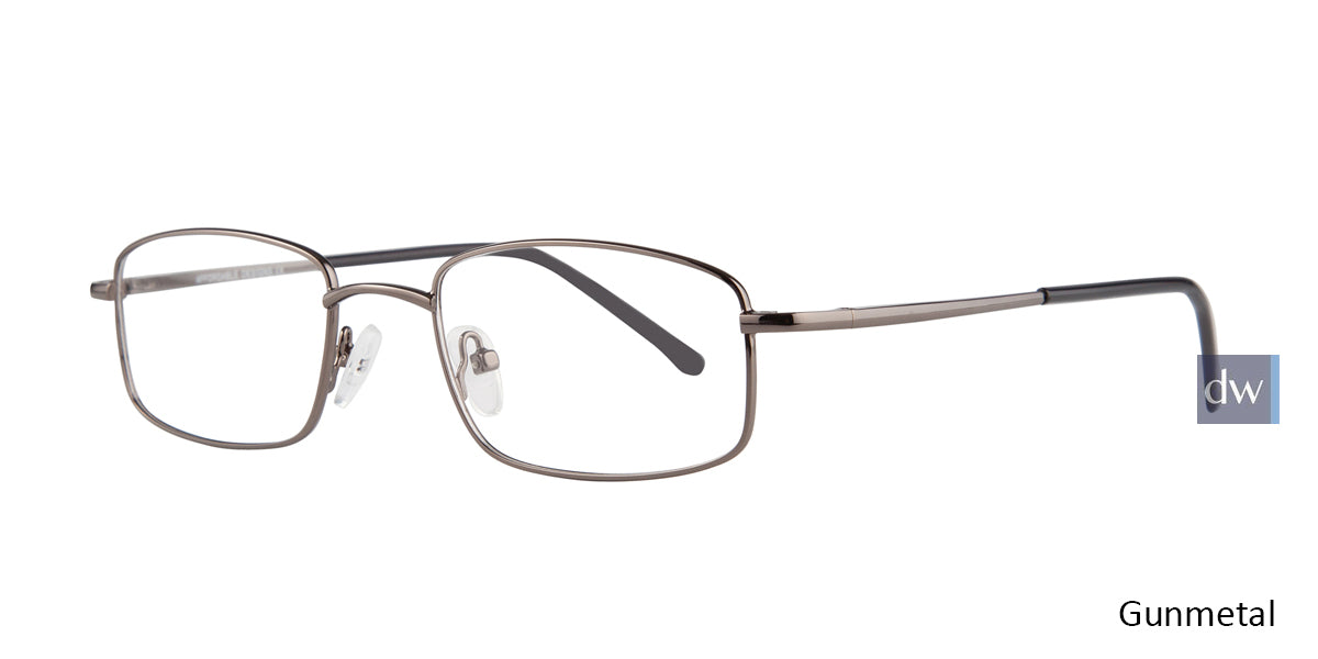 Gunmetal Affordable Designs Kingston Eyeglasses.