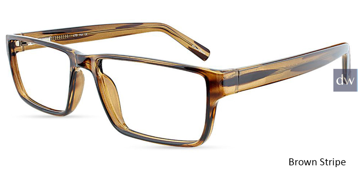 Brown Stripe Limited Edition LTD 707 Eyeglasses