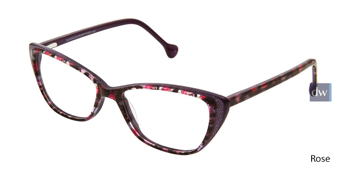 Rose Lisa Loeb Angel Eyeglasses