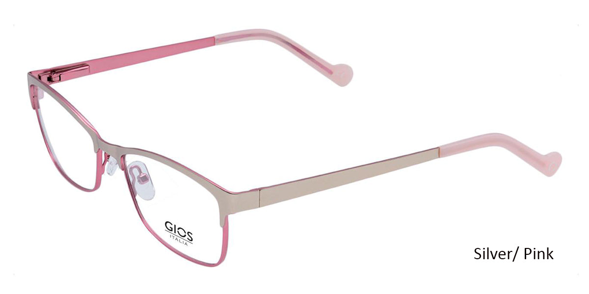 Silver/ Pink Gios Italia LP100030 Eyeglasses