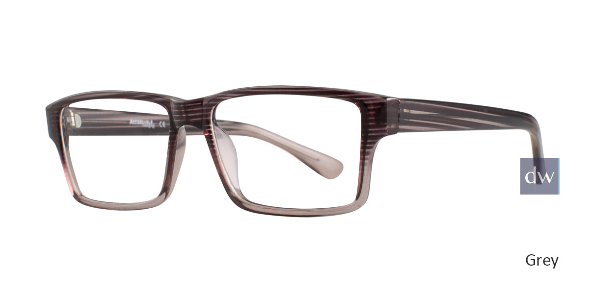 Grey Affordable Designs Leo Eyeglasses.