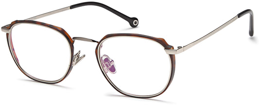 Silver Brown Capri Menizzi M4045 Eyeglasse.