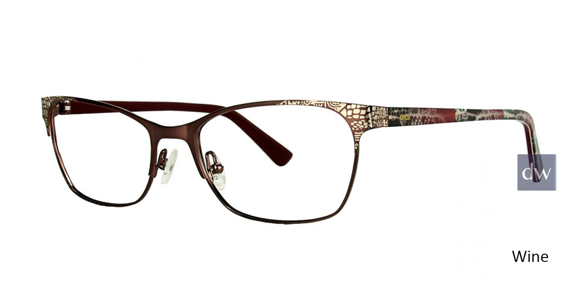 Wine Xoxo Milan Eyeglasses.