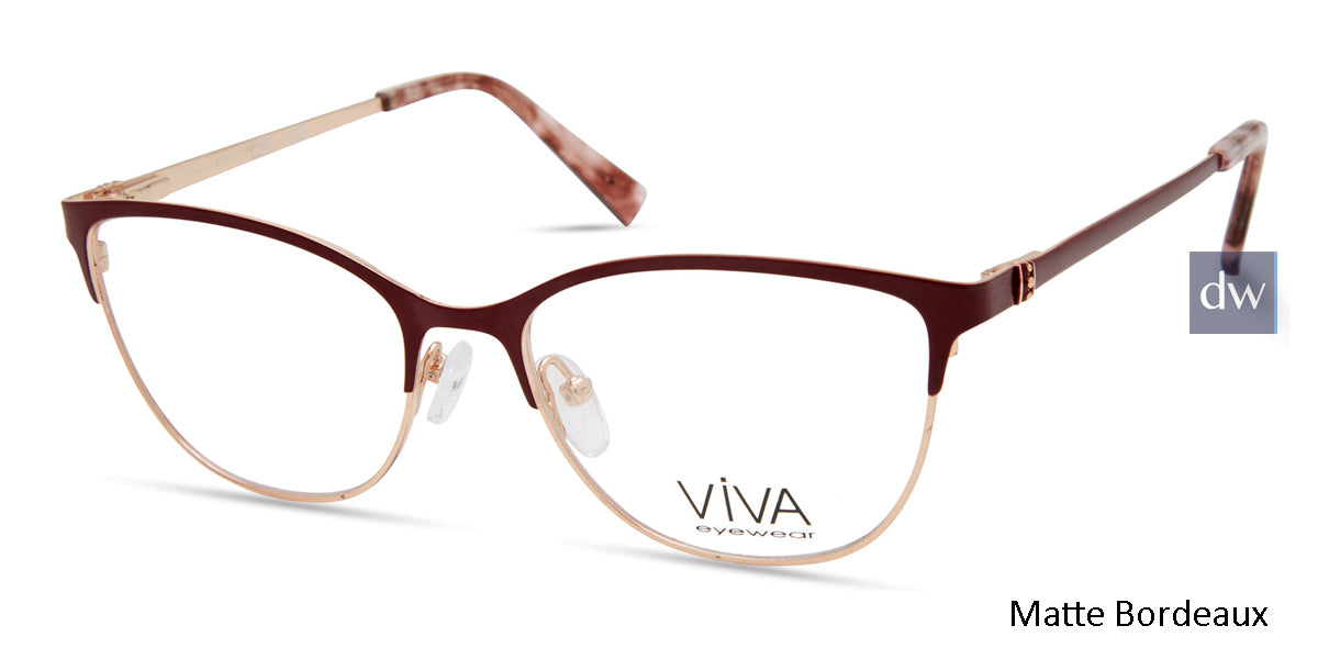 Matte Bordeaux Viva VV4524 Eyeglasses