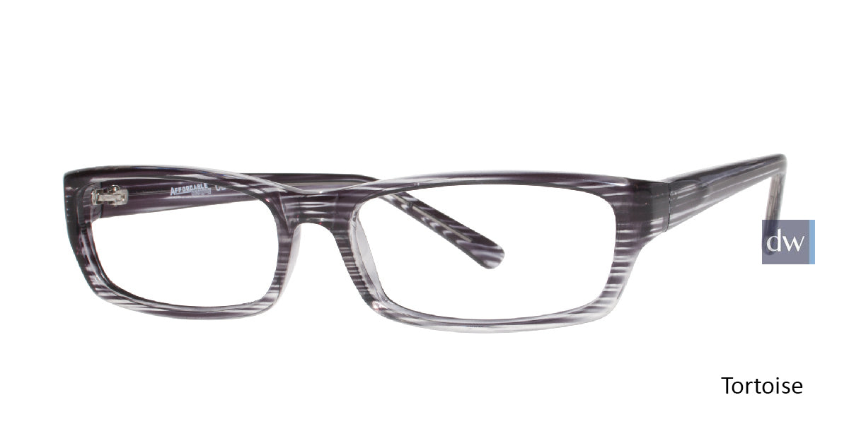 Tortoise Affordable Designs Matthew Eyeglasses.