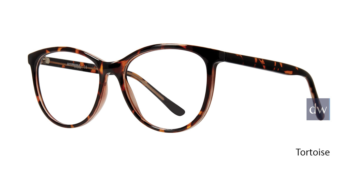Tortoise Affordable Designs Miranda Eyeglasses.